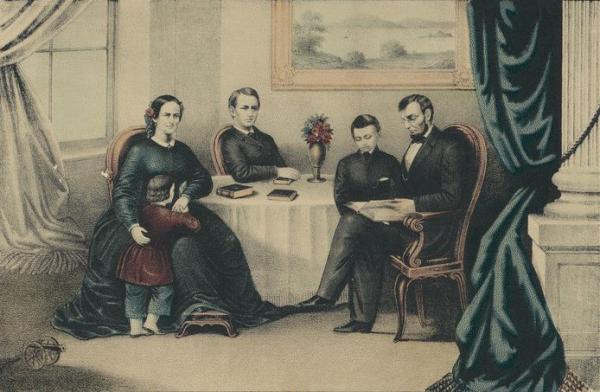 Lincoln at home Lincoln at home